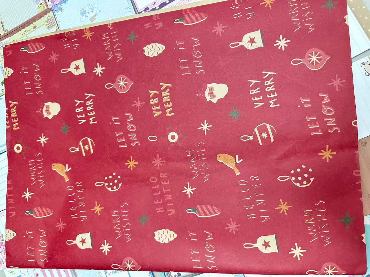 Christmas wrapping paper